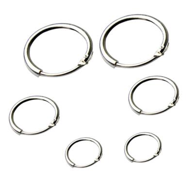 Hoops Earrings 3 Pairs 8mm 10mm 12mm Hoops Sleeper Earring Mothers' Day Gift