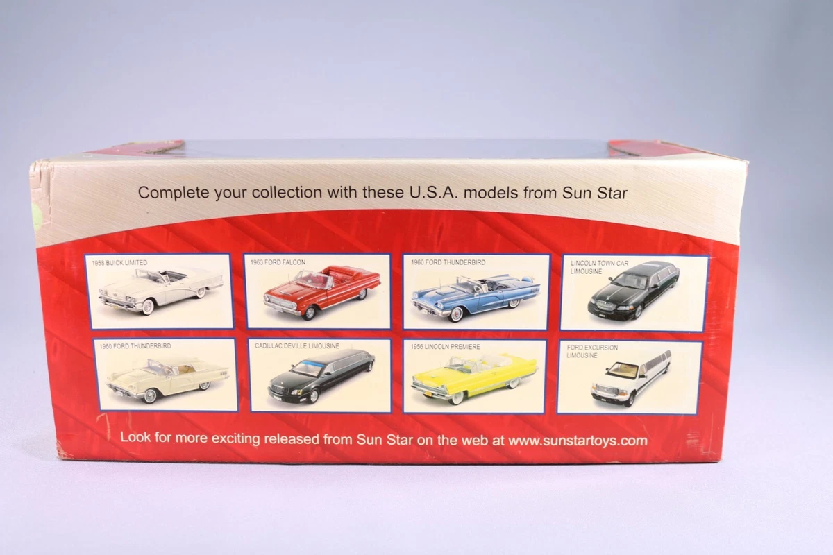LE122 SUN STAR 1383 Voiture 1/18 1:18 Chevrolet C-20 Fire truck 1965 pompiers