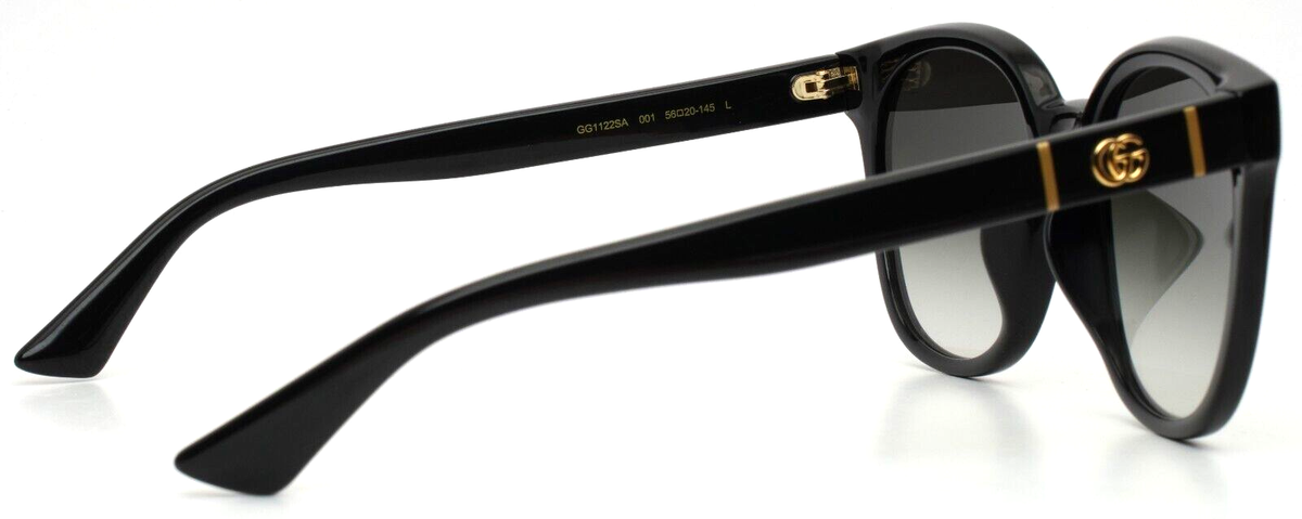 Gucci GG1122SA 001 BRAND NEW Sunglasses Black Grey Gradient Women Gucci GG1122SA 001 Black Gradient Women Sunglasses NEW main image 2