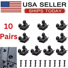 For Toyota Lexus Fender Liner & Bumper Cover Retainer Kit 10 Clips & 10 Pins