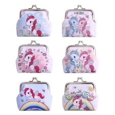 Multi Color Cute Unicorn Print Girls Women Coin Change Purse Wallet Canvas New