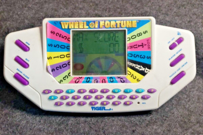 Tiger Wheel of Fortune Electronic Handheld Game Cartridge Tested Vintage (C20B2)