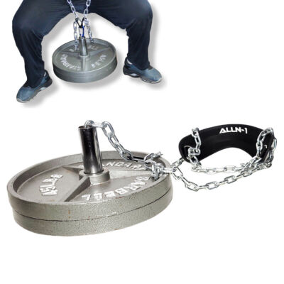 4'' F2 Belt Squat Adapter + Belt (also for Sumo Squats, Lunges, and  MORE!)
