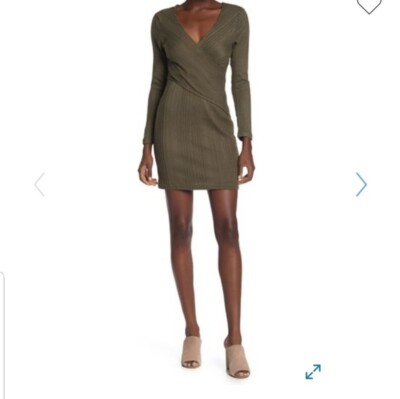Max & Ash Women's Size S Olive Green Wrap Mini Long Sleeve Dress, NWT | eBay Max & Ash Women's Size S Olive Green Wrap Mini Long Sleeve Dress, NWT | eBay