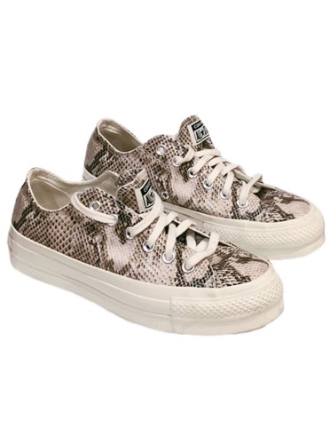 snakeskin converse platform