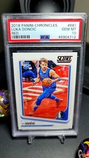 LUKA DONCIC 2018 PANINI CHRONICLES RED /149 #681 PSA 10 RC - SIMPLY AWESOME RARE