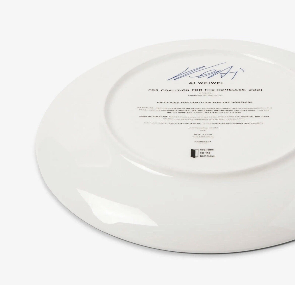 絵画 Artist Plate Project Ai Weiwei Plate Ai Weiwei Plate 2021 Artist Plate Project Artware Edition