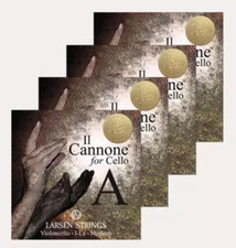 Larsen Il Cannone 4/4 Cello Set, Warm  Broad, Authorized Dealer