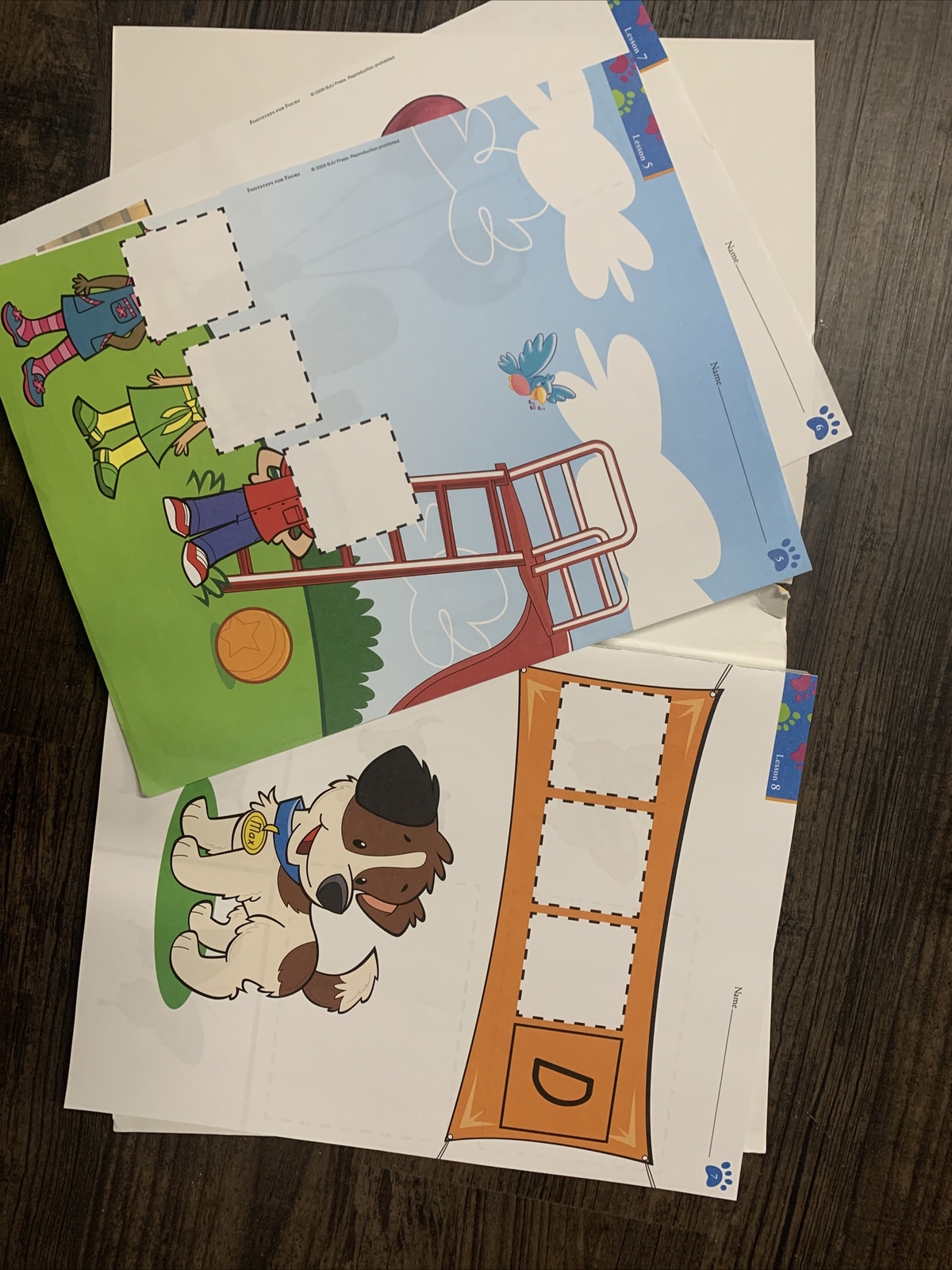 BJU Press Footsteps For Fours Set Of 5 Books Teacher And Student K4 BJU Press Footsteps For Fours Set Of 5 Books Teacher And Student K4