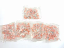500Pcs Wire Crimp Connector Pin Cord End Terminal AWG12 Orange
