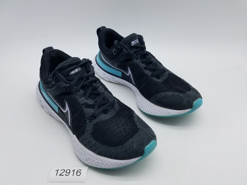 Nike React Infinity Run Flyknit 2 Women's Size 8 Black Running Shoes