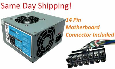 New PC Computer Power Supply Upgrade For Lenovo M92 14 pin PSU Main Connector