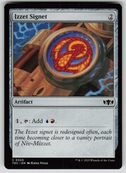 Izzet Signet 320 Commander: Tarkir: Dragonstorm