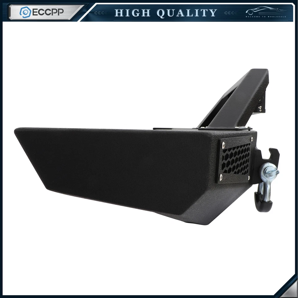 Front/Rear Bumper W/Winch Plate&LED Lights For 1984-2001 JEEP Cherokee Foto 3 de 4