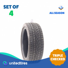 Set Of 4 Used 21545zr17 Continental Extremecontact Dws06 Plus - 7.5-8.532