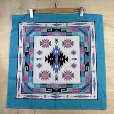 Springs Industries Poly Cotton Bandana Southwest Aztec Rockabilly RN 14193 USA