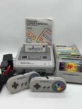 NINTENDO Super Famicom SHVC-001 Gray Console Controllers Games Tested #051 z#140