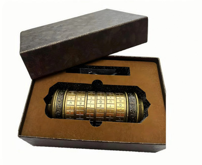 Leonardo Da Vinci Code Metal Cryptex Lock