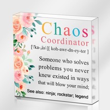 Chaos Coordinator Gifts For Women Inspirational Gifts For Coworker Thank You App