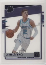 2020-21 Panini Clearly Donruss Rated Rookie Purple LaMelo Ball #87 0el