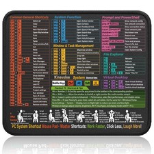 Mouse Pad for Windows Shortcuts   Small Window Cheat Sheet Desk Pad  8211