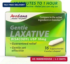 Bisacodyl Laxative Suppository USP 10Mg for Fast, Gentle Constipation Relief