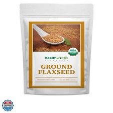 Flax Seed Organic - 32 Oz / 2 Lbs - Finely Ground Cold Milled Raw