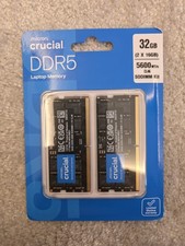 Crucial DDR5-5600 SODIMM 32GB Kit (2x16GB) CL46 CT2K16G56C46S5 ?? Fast Dispatch 