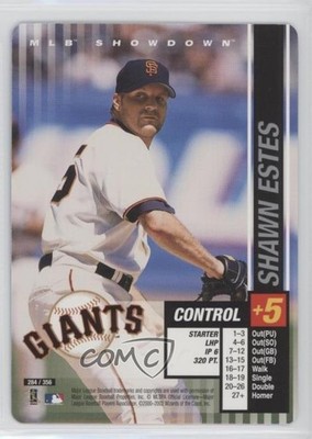 2002 MLB Showdown Shawn Estes #284 0c4