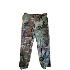 Military Pants Medium Regular Woodland Camouflage 90  s BDU Pants M81