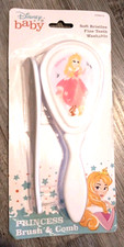New Disney Baby Princess Aurora Sleeping Beauty Baby Soft Brush With Comb Set