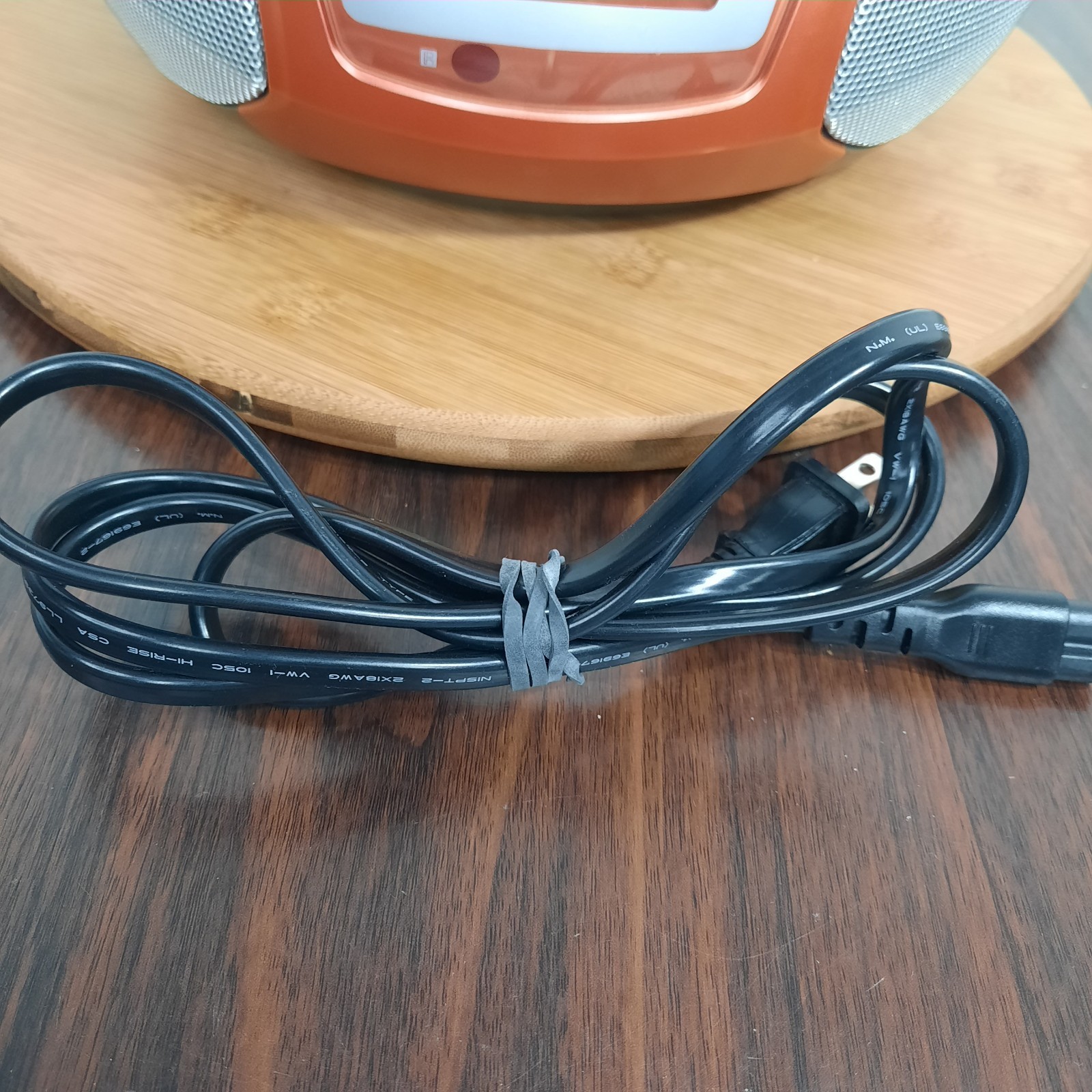 Sony Portable Boombox Copper Red Orange CD Player AM/FM Radio Cassette CFD-E75