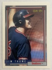 1992 O-Pee-Chee - Jim Thome #768 Cleveland Indians HOF I7