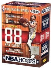 2018-19 Panini NBA Hoops Basketball Factory Sealed Blaster Box NEW 1 AUTO / MEM