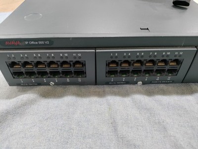 Avaya IP Office 500 V2 R6.1 + DS8 + Combo, 8 pt VM Pro, 25 IP endpts, VNet4, PRI