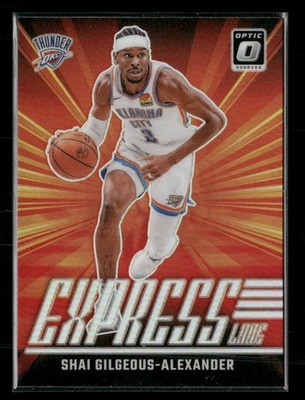 2024-25 Donruss Optic #24 Shai Gilgeous-Alexander Express Lane Holo
