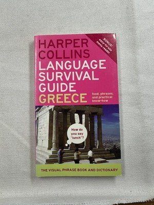 HarperCollins Language Survival Guide Greece Visual Phrase Book 2003