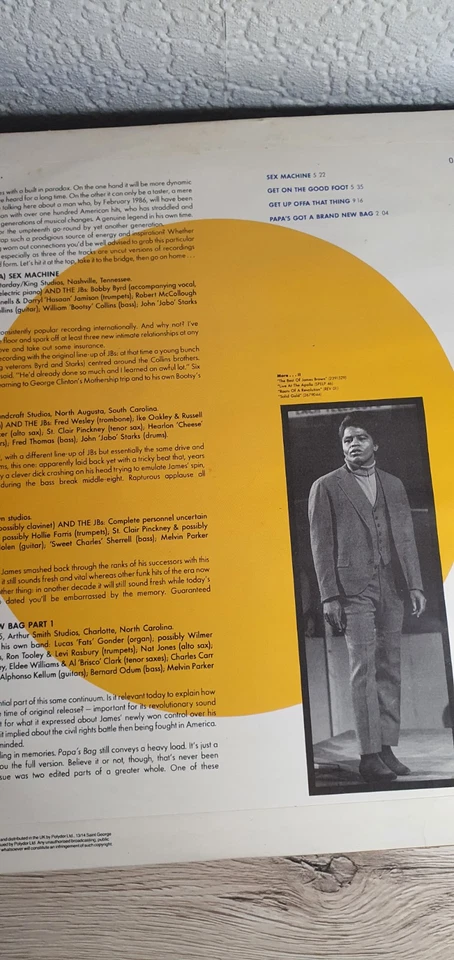 James Brown Vinyl 12" EP Sex Machine  - Изображение 2 из 4