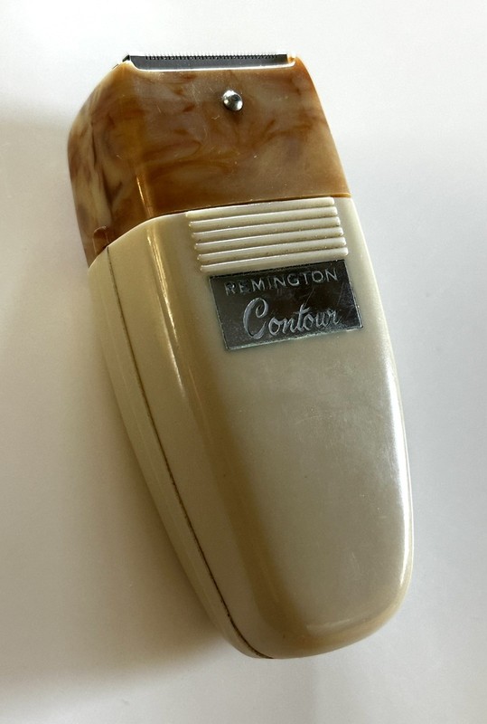Remington Contour Shaver Vintage No Cord Untested Tortoiseshell-Bakelite