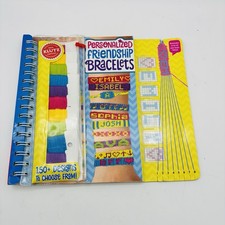 New - Klutz Personalized Friendship Bracelets - Ages 10  Instruction Book Kit