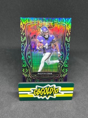 2022 Panini Select Dalvin Cook Snakeskin Prizm Green Black 2/2 | eBay