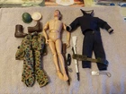 Vintage 1964 HASBRO GI Joe 10R Boots Shoes Clothes Rifles Dog Tags Grenade