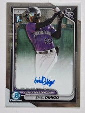 2024 Bowman Draft Chrome Eriel Dihigo Auto #CPA-ED 1st Bowman RC Rockies