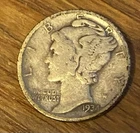 1934 D Mercury Dime Denver 90% Silver New Deal Era Winged Liberty US Coin
