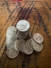 Roll of pre-1965 90% $ilver Washington Quarters 40 Coins Total-BID NOW
