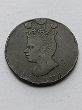 1788 Barbados One Penny (Pineapple Penny) - Low Mintage