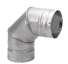 DuraVent 3PVL-E90 Steel 90 Degree Chimney Elb...