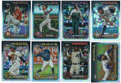 ROYALS NELSON VELAZQUEZ 2024 TOPPS CHROME UPDATE REFRACTOR #USC49