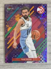 2026 Topps Finest Rare Purple X-Fractor #245 Trae Young /75 Hawks