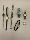 7pc VTG Watches Timex GF Avon Croton Pulsar Mostly Parts Avon Works